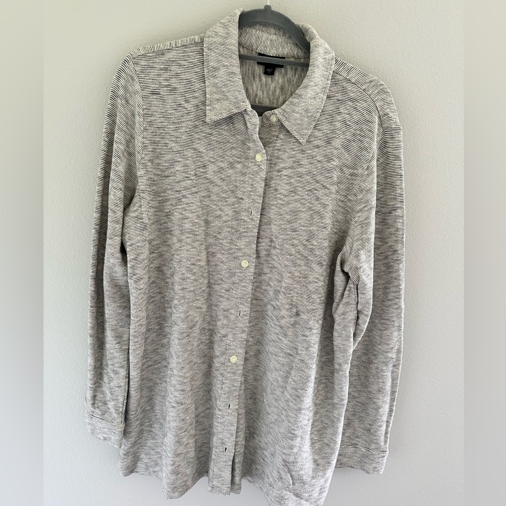 JJill Pure Jill textured “shacket”